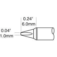 Metcal STTC-125P/STT-825P soldering iron tip