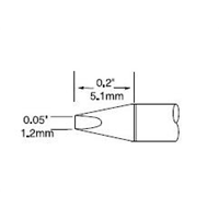 Metcal UFTC-7CH06 soldering iron tip