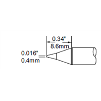 METCAL SFP-CN04 cone-shaped soldering iron tip